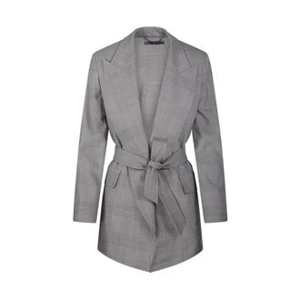 Max Mara Nasello Jacket - female - Max Mara - Blazers - Gray - 2XS - Jackets