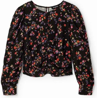 Desigual Gebloemde Blouse - Dames - Blouses - Veelkleurig - S - Overhemden