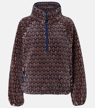 The Upside Castilla Harlow fleece half-zip sweatshirt