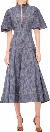 Alexis Weston Midi Dress In Denim