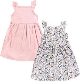 Hudson Baby 2Pk Sleeveless Dress in Ditsy Floral at Nordstrom, Size 18-24M