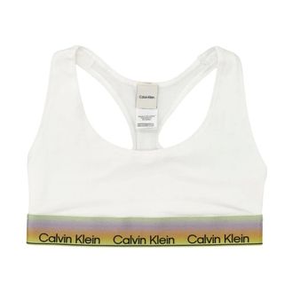 Calvin Klein Unlined Bralette - Dames - Ondergoed - Wit - Maat: XS Katoen