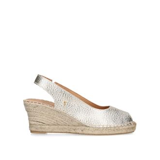 Carvela Womens Leather Sharon 2 Heels - Gold Leather (archived) - Size UK 4