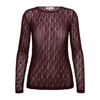 &Co Woman Tris Kant Top - Dames - Tops - Rood - Maat: 3XL Poliester