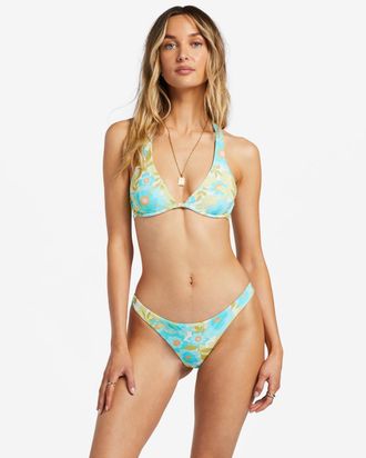 Billabong B&uuml;gel-Bikini-Top BILLABONG Summer Sky Reese, Damen, Gr. XL, Cup B, bunt (multi), Obermaterial: 85% Polyester, 15% Elasthan;, Bikini-Oberteile B&uuml;gel-Bi