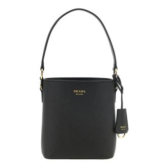 Prada Mini bolso de piel Saffiano - Bags - Mujer - Negro - ONE SIZE