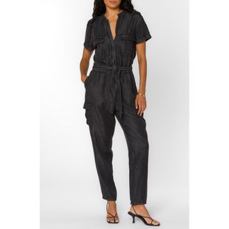 Velvet Heart Greyson Denim Utility Jumpsuit in Lunar Eclipse at Nordstrom Rack, Size X-Small