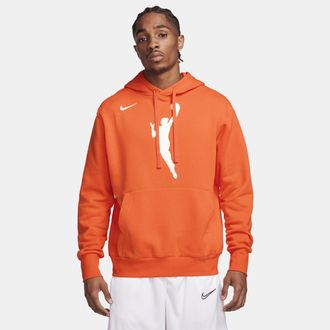 Nike WNBA Nike Mens Fleece Pullover Hoodie in Orange | DR9596-820