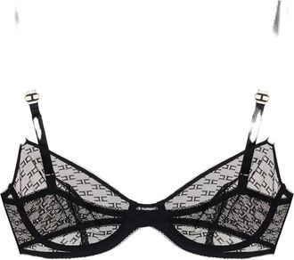Elisabetta Franchi Reggiseno con stampa - Nero