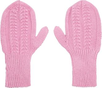 Americandreams Katoenen Wanten - Dames - Handschoenen - Paars - ONE Size - Katoen - Accessoires