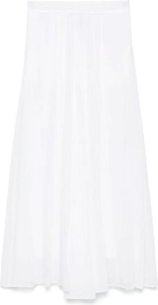 Forte_Forte Maxi-rok - Wit