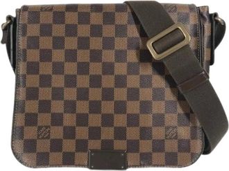 Louis Vuitton Pre-owned Canvas Crossbody Tas - Heren - Vintage Schoudertas - Bruin - ONE Size - Vintage