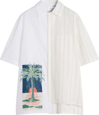 Lanvin Camicia con inserti - Bianco