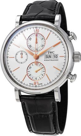 IWC Portofino Chronograph Automatic Silver Dial Mens Watch IW391031