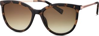 Brendel eyewear Sonnenbrille BRENDEL EYEWEAR Modell 907050, Damen, havanna, gemustert, leicht durchscheinend, leicht gl&auml;nzend, metallic, Sonnenbrillen Sonnenbrille, F