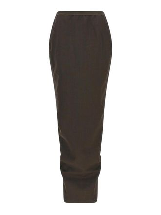 Rick Owens Soft Pillar Long Skirt