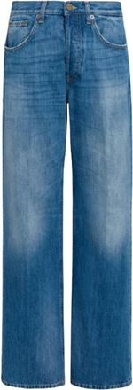 Dondup Jacklyn Wide Jeans - Dames - Loose Fit Jeans - Blauw - W30 - Denim - Jeans