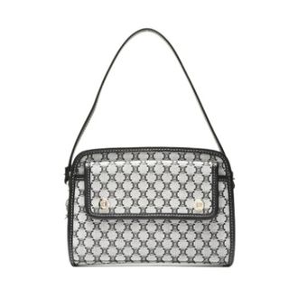 Celine Pre-owned Shoulder Bags, female, Gray, Size: ONE SIZE Pre-owned Macadam Handbag
