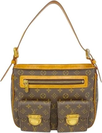Louis Vuitton Pre-owned Shoulder Bags, female, Brown, Size: ONE SIZE Pre-owned Hudson GM Shoulder Bag