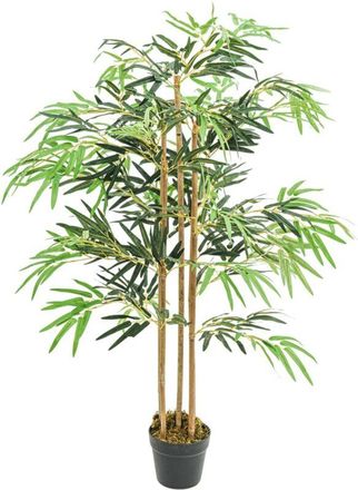 vidaXL Rbol De Bamb&uacute; Artificial Con 730 Hojas Verde 120 Cm Vidaxl