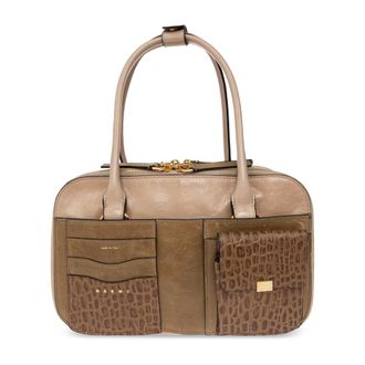 Marni Bolso Tote de Piel - Bags - Mujer - Marr&oacute;n - ONE SIZE