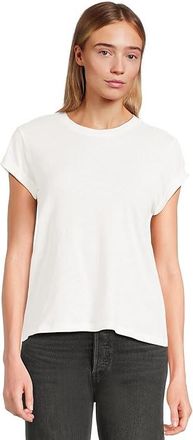 AllSaints Anna T-Shirts Womens Clothing Chalk White : MD, Cotton