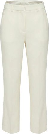 Emma & Gaia Trumpet Hem Broeken - Dames - Straight fit broeken - Beige - L - Broeken