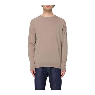 Ballantyne Cashmere Knitwear, male, Gray, Size: 2XL Cashmere Crew Neck Sweater