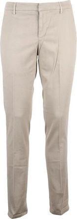 Dondup Beige Gaubert Modal-Cotton Blend Trousers