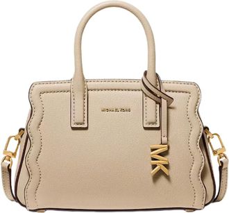 Michael Kors Laila XS Crossbody - Dames - Handtassen - Beige - ONE Size - Leer - Tassen