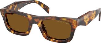 Prada PR C06S Polarized 14L10U Womens Sunglasses Tortoiseshell Size 50