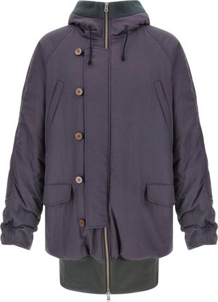 Magliano 3/4 Kenny Parka - Heren - Parka Jassen - Paars - L - Katoen - Jassen