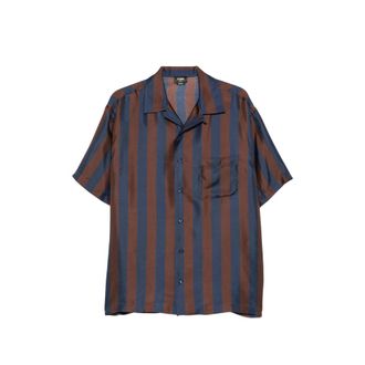 Fendi Short-sleeve Silk Shirt