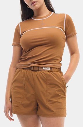 Halfdays Rosalie Trail Shorts in Nuthatch at Nordstrom, Size X-Small