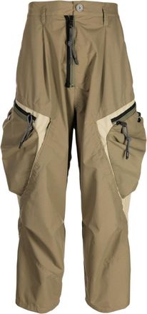 Mostly Heard Rarely Seen 3D Inset Pocket trousers - men - Polyester/Nylon - S - Green