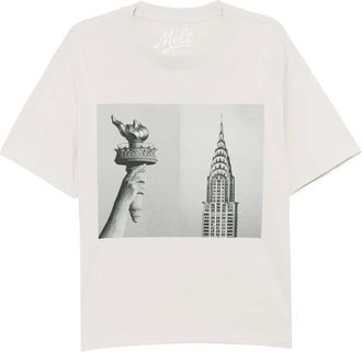 Melt T-shirt con grafica - Toni neutri