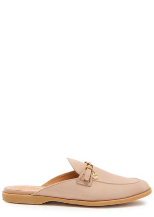 Tod's Gom.leg Nubuck Sliders - Camel - 41 (IT41 / UK8)