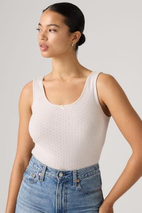 Levi's Top Sweetie smanicato - Donna - XS - Viola / End On End Stripe Lavender Blue Egret