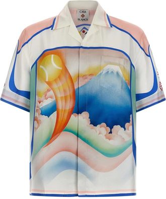Casablanca Fuji Dream Camp-collar Shirt