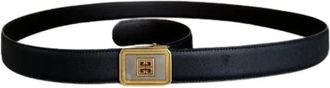 Givenchy Pre-owned Slim Leren Riem - Dames - Vintage Accessoires - Zwart - ONE Size - Leer - Vintage