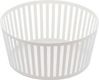 Yamazaki Tableware Tower Cesta Para Frutas Metal Blanco Dise&ntilde;o Moderno