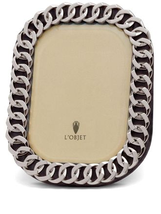 L'OBJET Cornice Cuban Link (13x18cm) - Oro