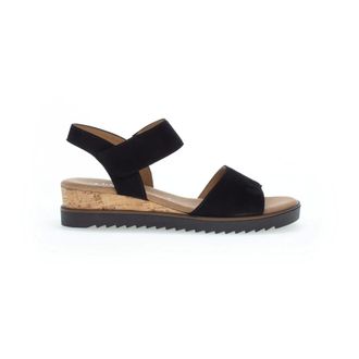 Gabor Zwarte su&egrave;de sandalen - Dames - Schoenen - Zwart - Maat: 36 1/2 EU Su&egrave;de