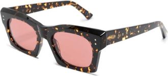 Marni Zonnebril - Dames - Zonnebrillen - Bruin - 52 MM - Accessoires