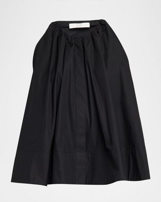 Co Sleeveless Gathered Tunic Shirt