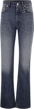 Max Mara Womens Baita - Low-rise Jeans - Dark Grey Cotton - Size 25 (Waist)