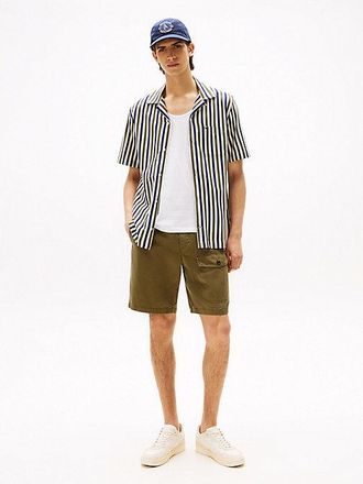 Tommy Hilfiger Washed Twill Relaxed Cargo Shorts
