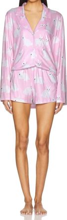 Show me your Mumu Favorite Pj Set In Pink Bunnies
