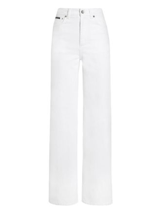 Dolce & Gabbana White Cotton Trousers