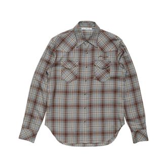 Acne Studios Flanellen geruite knoopshirt - Heren - Casual Overhemden - Veelkleurig - M - Overhemden